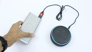 Você pode usar uma bateria portátil com um dispositivo Echo
