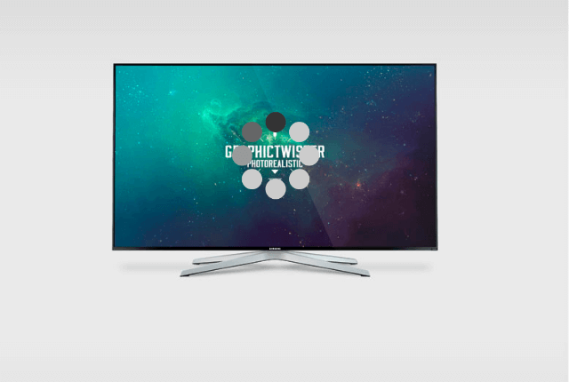 TV Samsung carregando tela