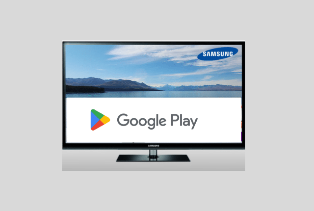 Play Store na smart TV Samsung