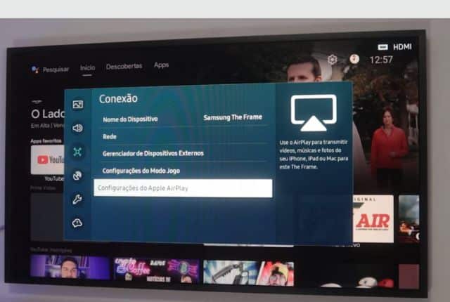 Configurações na TV Samsung 