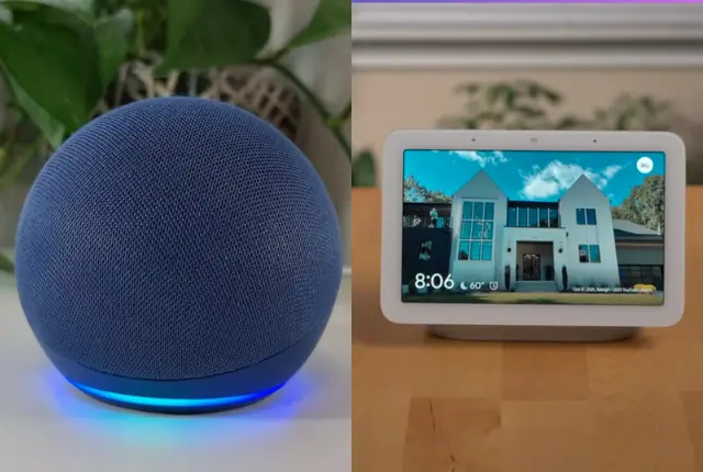 Google Home Hub e o Echo Do