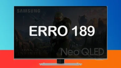 Código de Erro 189 da Samsung TV