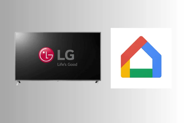 Google home hot sale tv lg